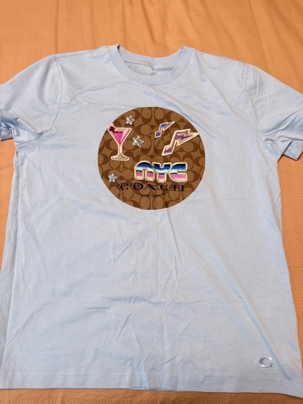 Coach nyc logo t shirt